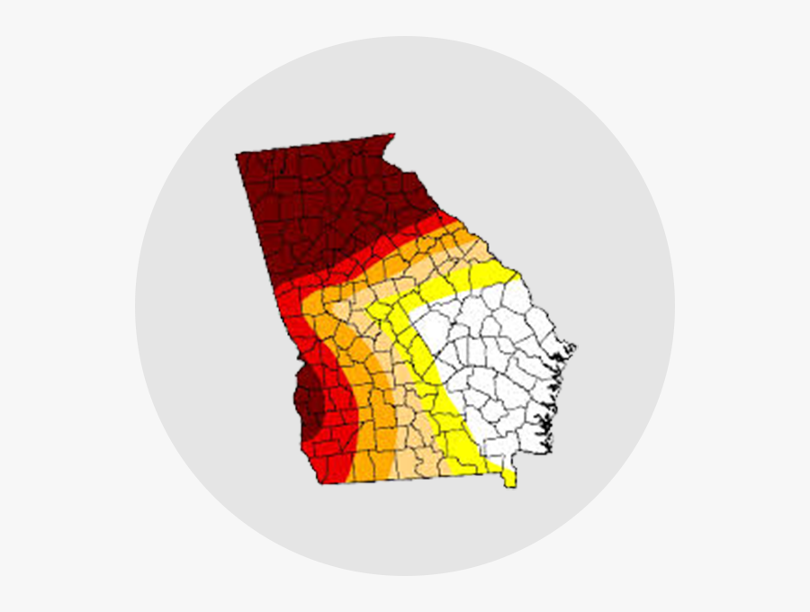 Georgia Drought - County Ga, Transparent Clipart