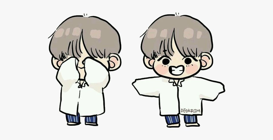 Chibi Clipart Bts - Taehyung Chibi, Transparent Clipart