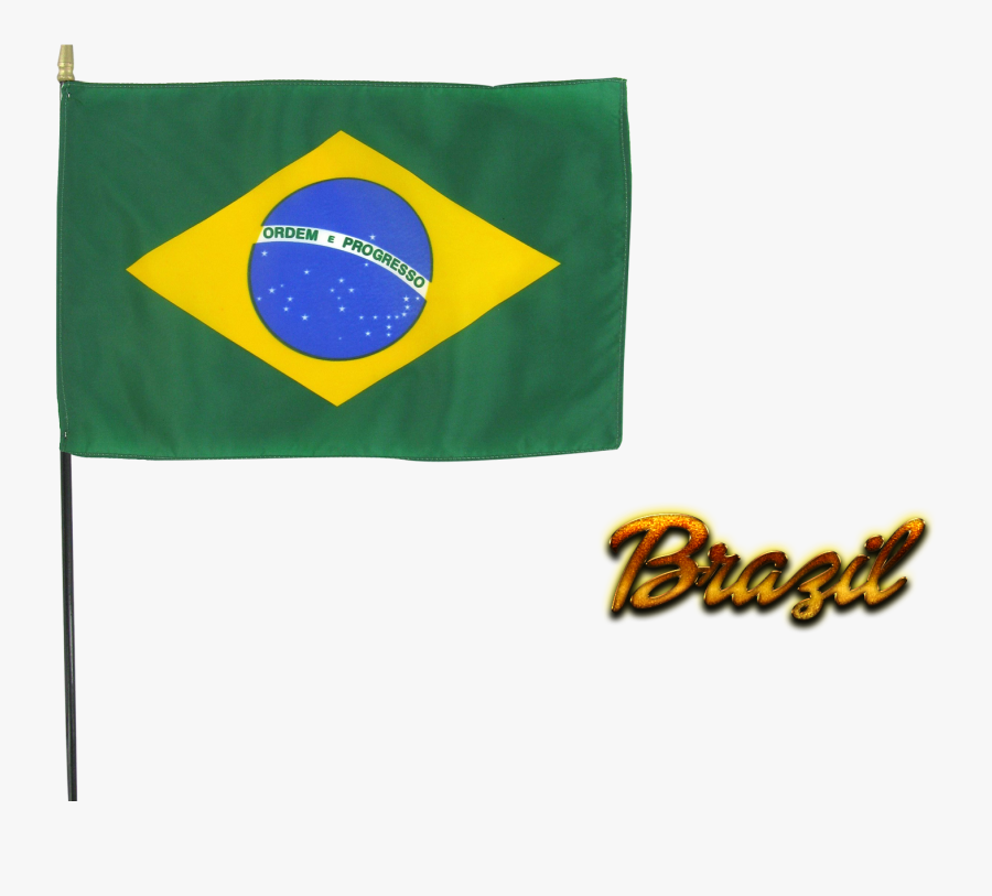 Brazil Flag, Transparent Clipart