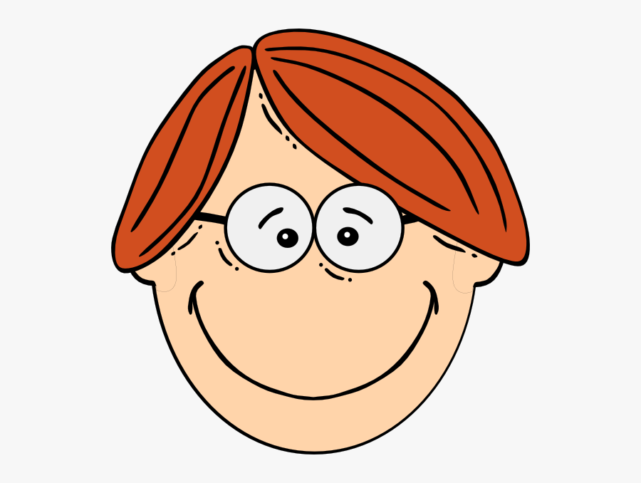 Ginger Clipart Red Hair Boy - Boys And Girls Face Cartoon, Transparent Clipart