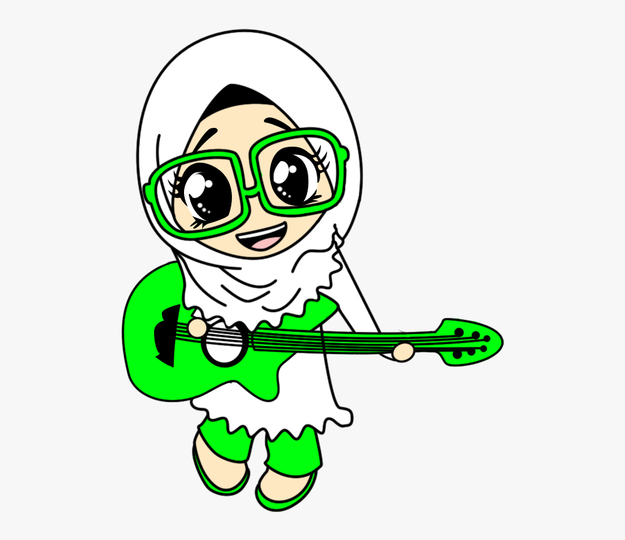 Transparent Veil Clipart - Muslimah Cartoon, Transparent Clipart