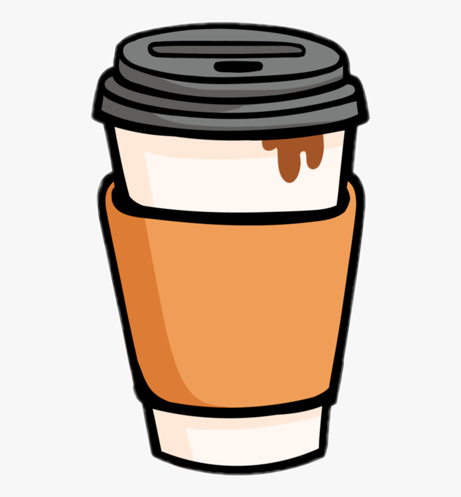 #coffee #cute #tumblr - Coffee Sticker, Transparent Clipart