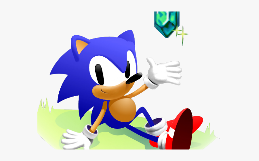 Emerald Clipart Sonic - Sonic Cd Time Stone, Transparent Clipart