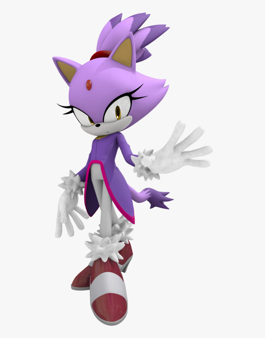 Transparent Emerald Clipart - Blaze The Cat Sonic The Hedgehog, Transparent Clipart