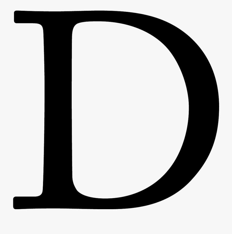 Letter D Png - Big Letter D Clipart, Transparent Clipart