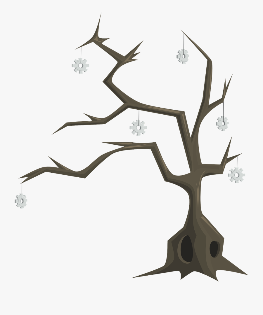 Batang Pohon Gambar Pohon Animasi, Transparent Clipart