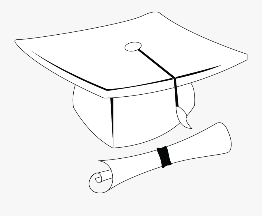 Graduation Cap And Scroll - Cartoon , Free Transparent Clipart - ClipartKey