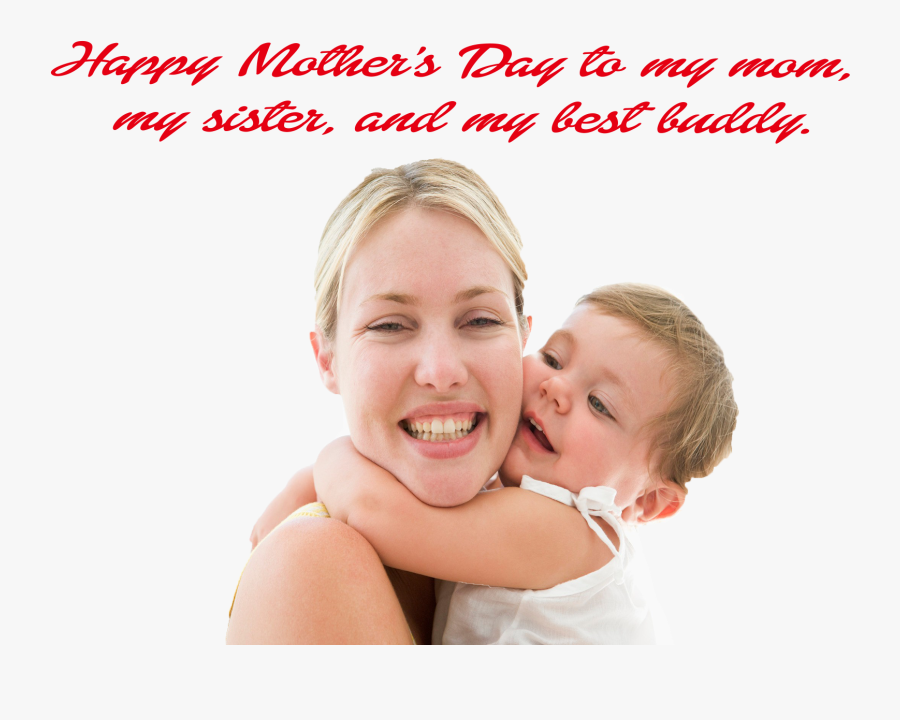 Mothers Day Wishes Png Clipart - Love Mom N Baby Kisse, Transparent Clipart