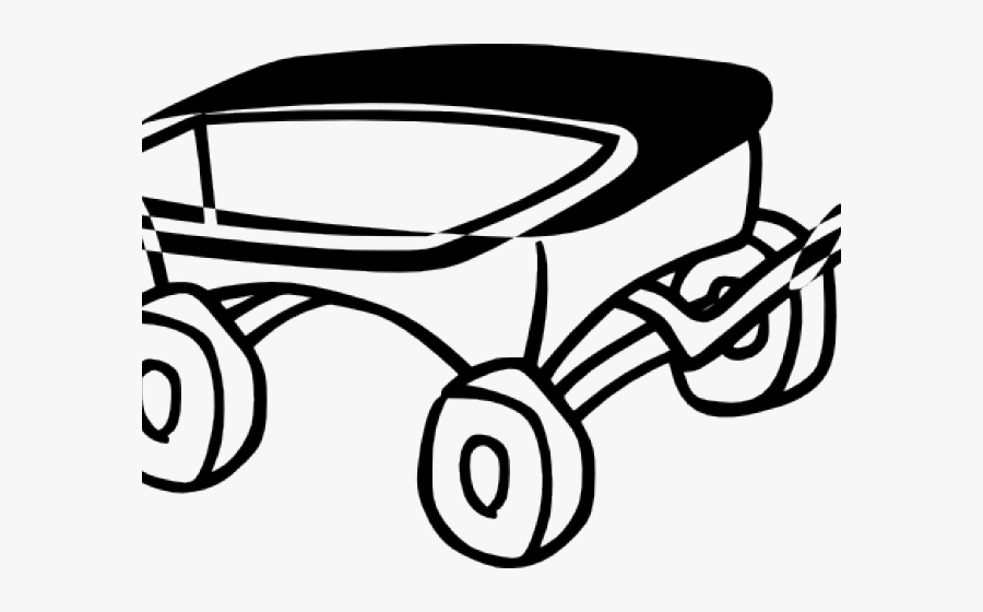 Wagon Cliparts - W Is For Wagon Coloring Page, Transparent Clipart