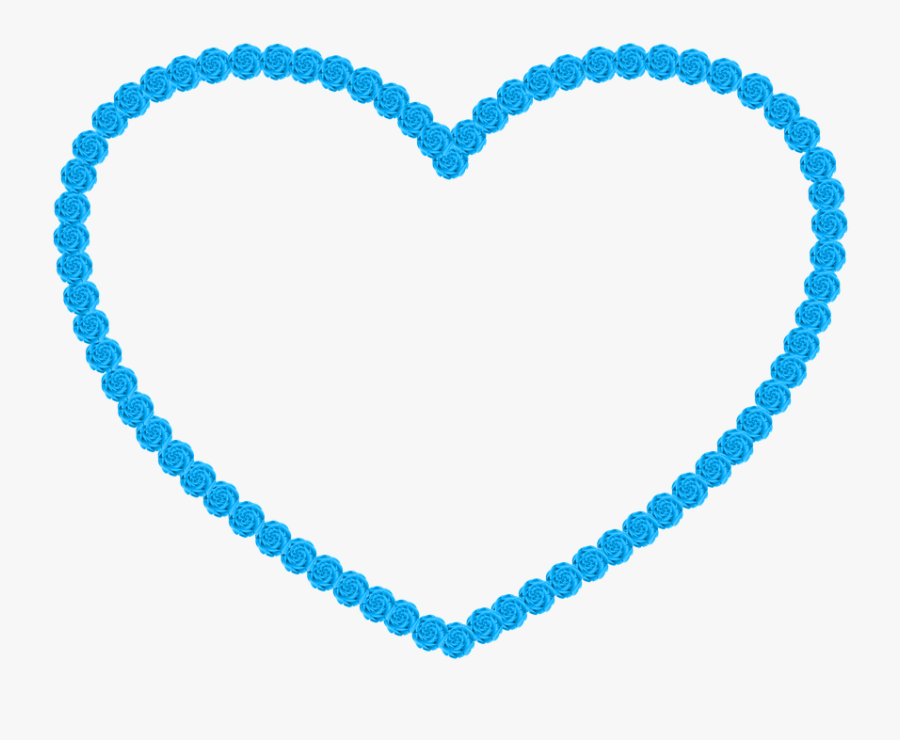 Teal Heart Cliparts 22, Buy Clip Art - Roses Blue Heart Png, Transparent Clipart