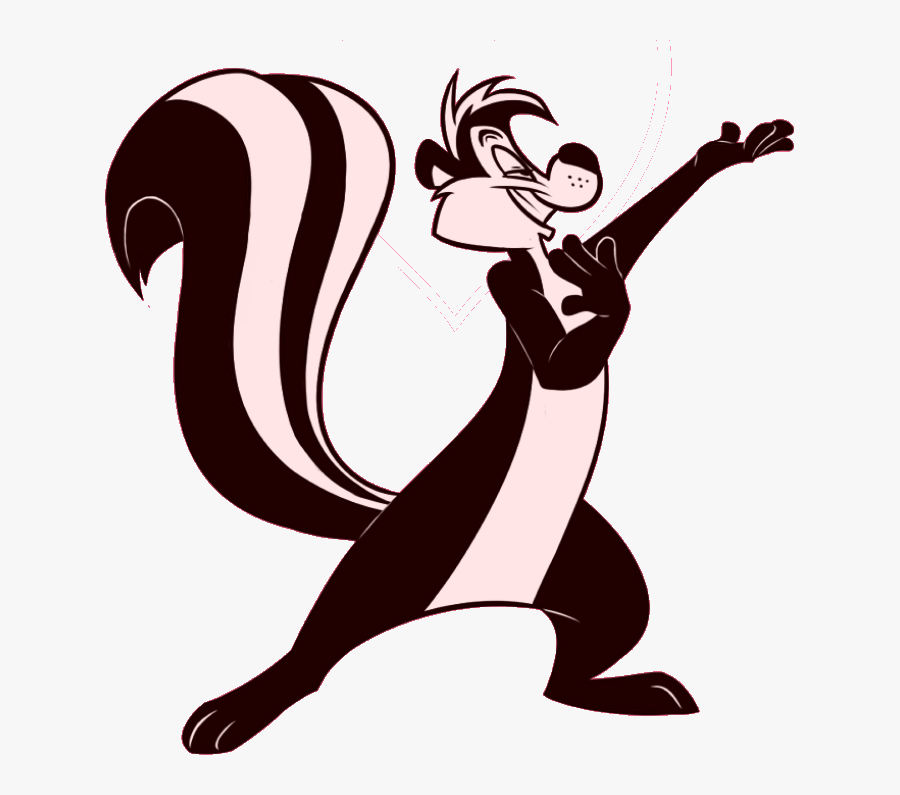 Transparent Pepe Le Pew Clipart - Ferret Looney Tunes, Transparent Clipart