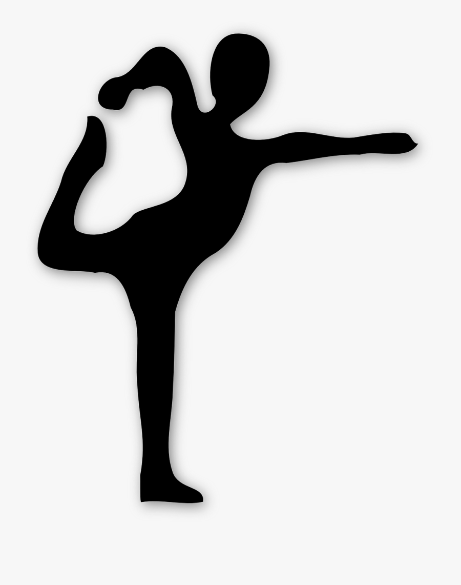 Yoga Sutras Of Patanjali Asana Clip Art - Gambar Orang Senam Hitam Putih, Transparent Clipart