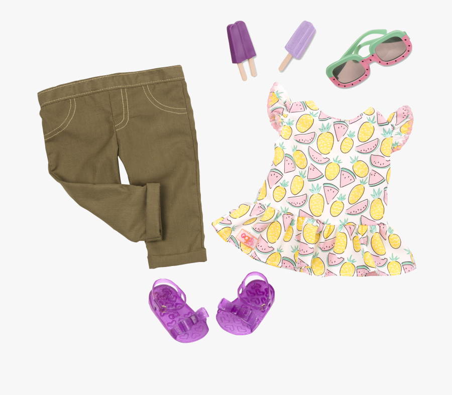 Cutie Fruity Outfit All Components, Transparent Clipart
