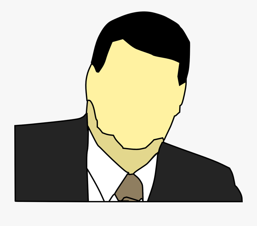 Suit Guy Transparent Cartoon, Transparent Clipart