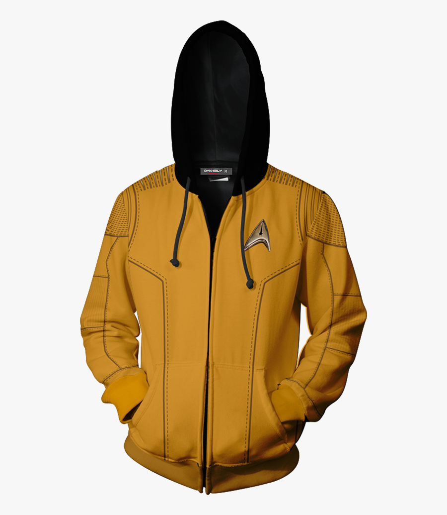 Hover To Zoom - Star Trek Discovery Hoodie, Transparent Clipart