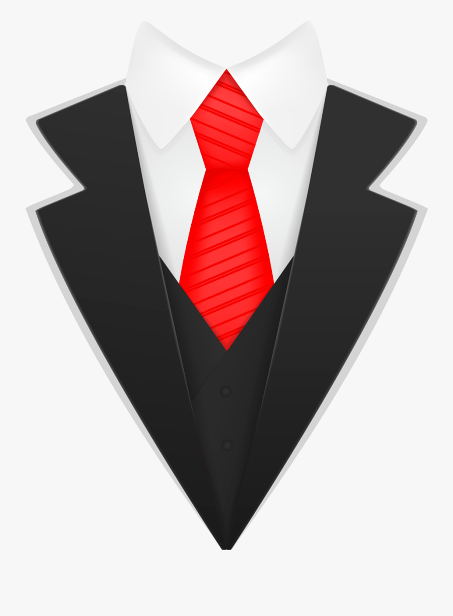 Red Tie Suit Png - Suit Red Tie Png , Free Transparent Clipart - ClipartKey
