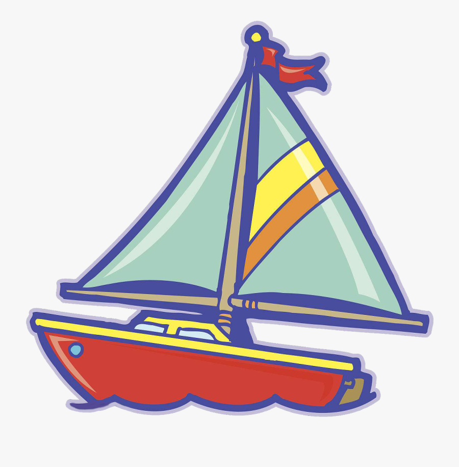 Png Royalty Free Stock Sailboat Sailing Ship Cartoon - Gambar Perahu Layar Kartun, Transparent Clipart