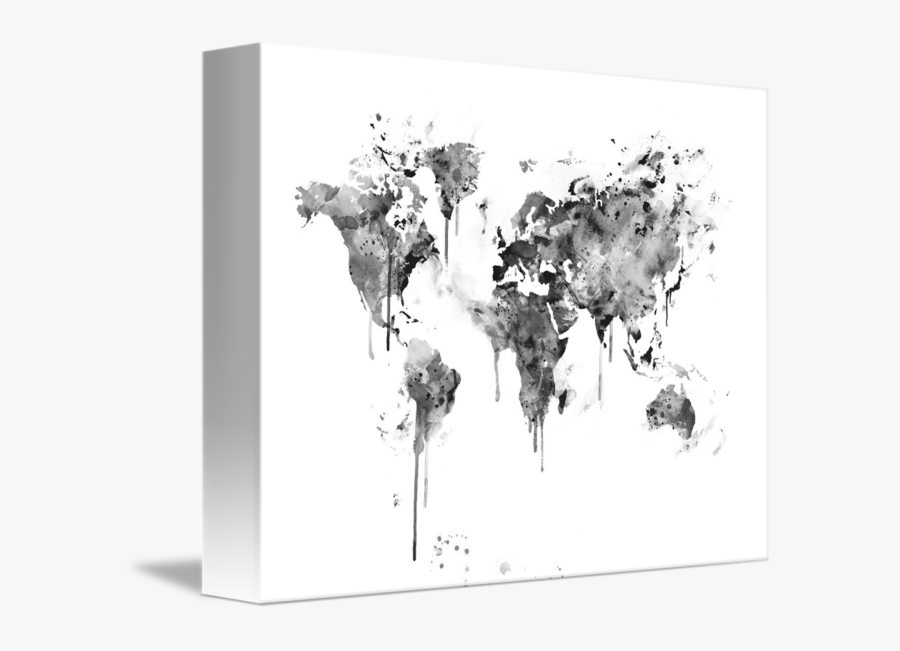 World Map, Transparent Clipart