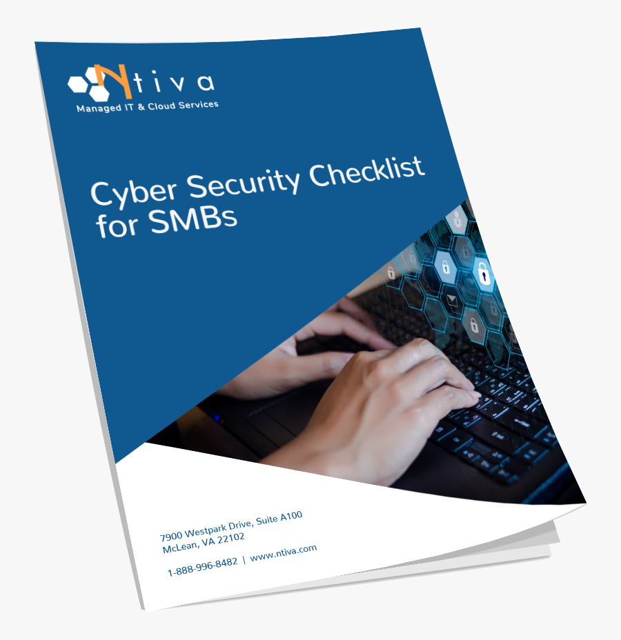 Ntiva Cybersecurity Checklist - Flyer, Transparent Clipart