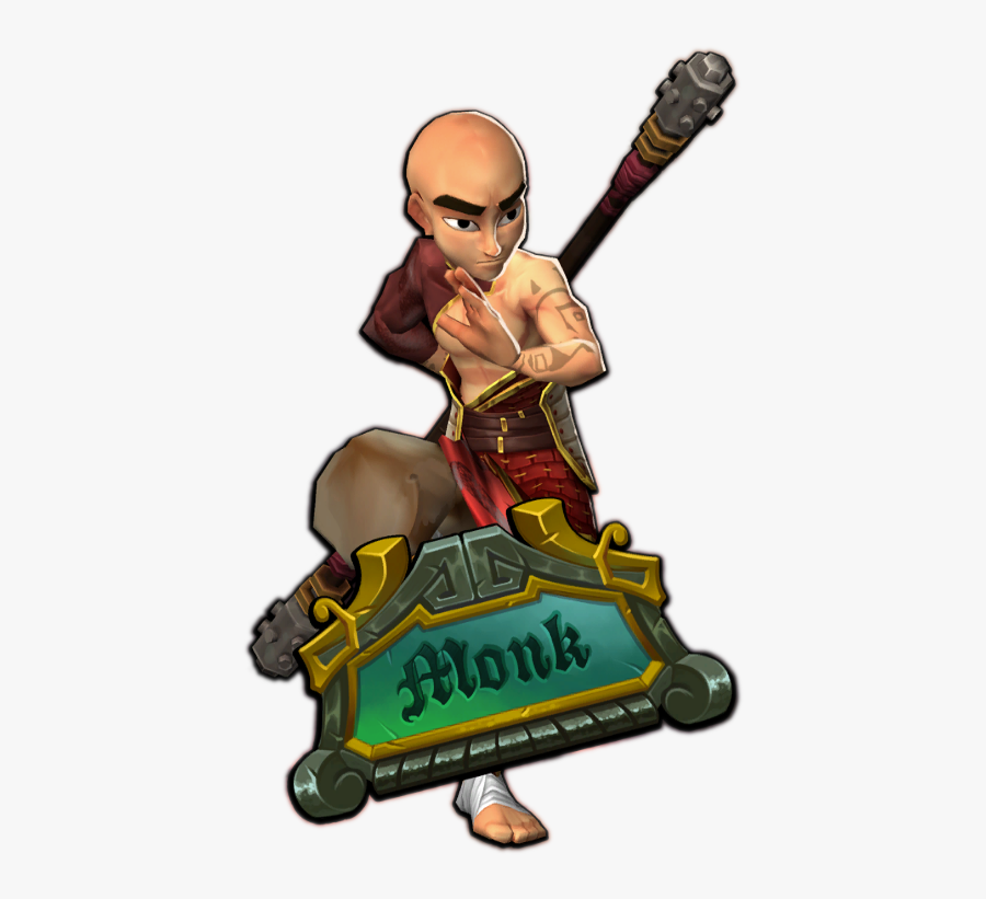 Monk Clipart Squire - Dungeon Defenders 2 Characters Png, Transparent Clipart