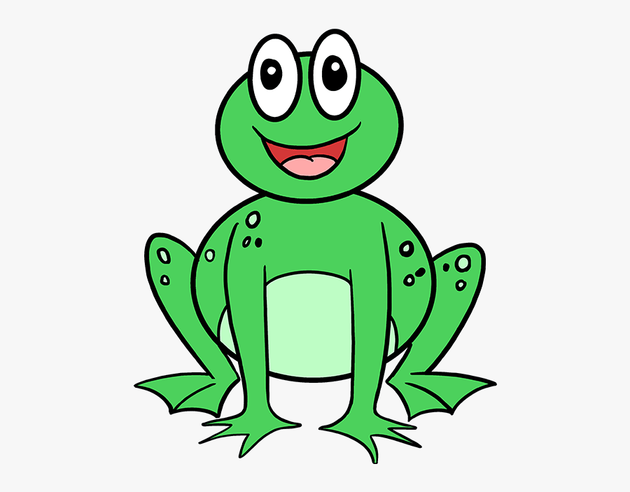 How To Draw Frog - Frog Drawing, Transparent Clipart