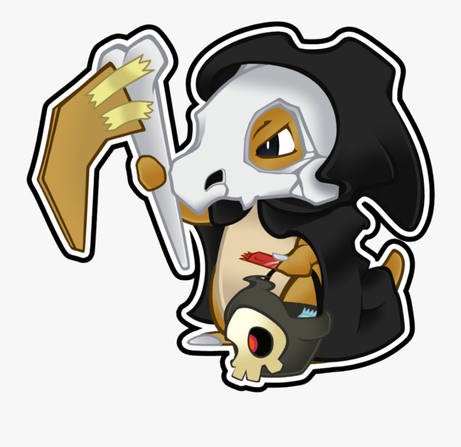 #pokemon #cubone #reaper #costume - Stickers Art, Transparent Clipart