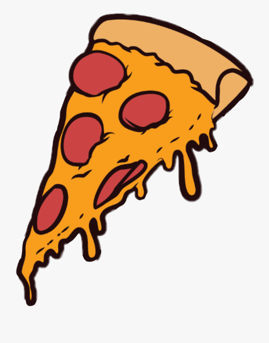 Cartoon Pizza Slice Png, Transparent Clipart