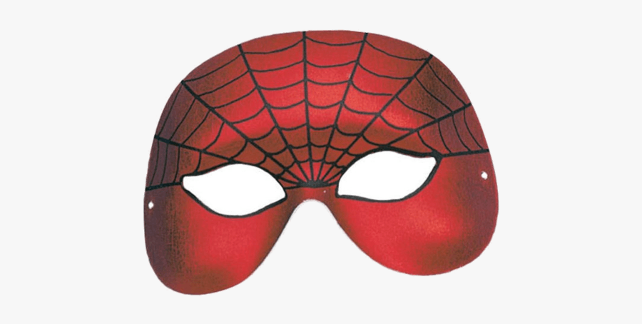 Superhero Cape Clipart - Transparent Spider Man Clipart Spiderman Eye Mask Png, Transparent Clipart