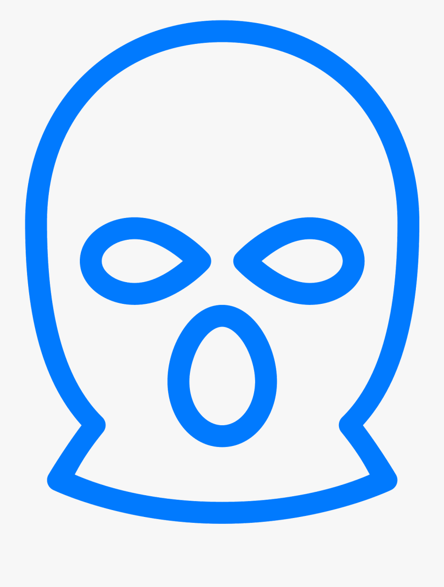 Transparent Bandit Mask Png - White Ski Mask Png, Transparent Clipart