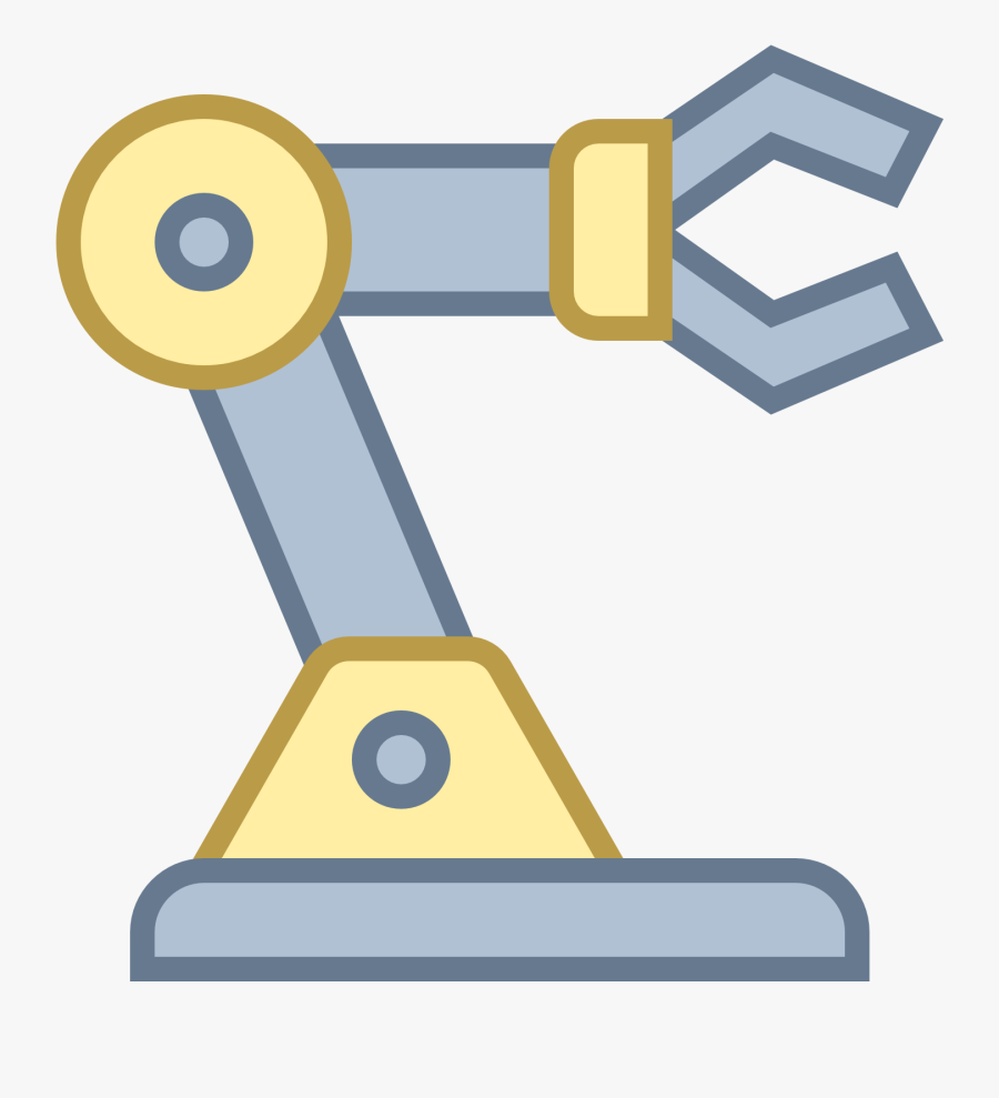 Vector Robotics Factory - Robot Arm Icon Png, Transparent Clipart