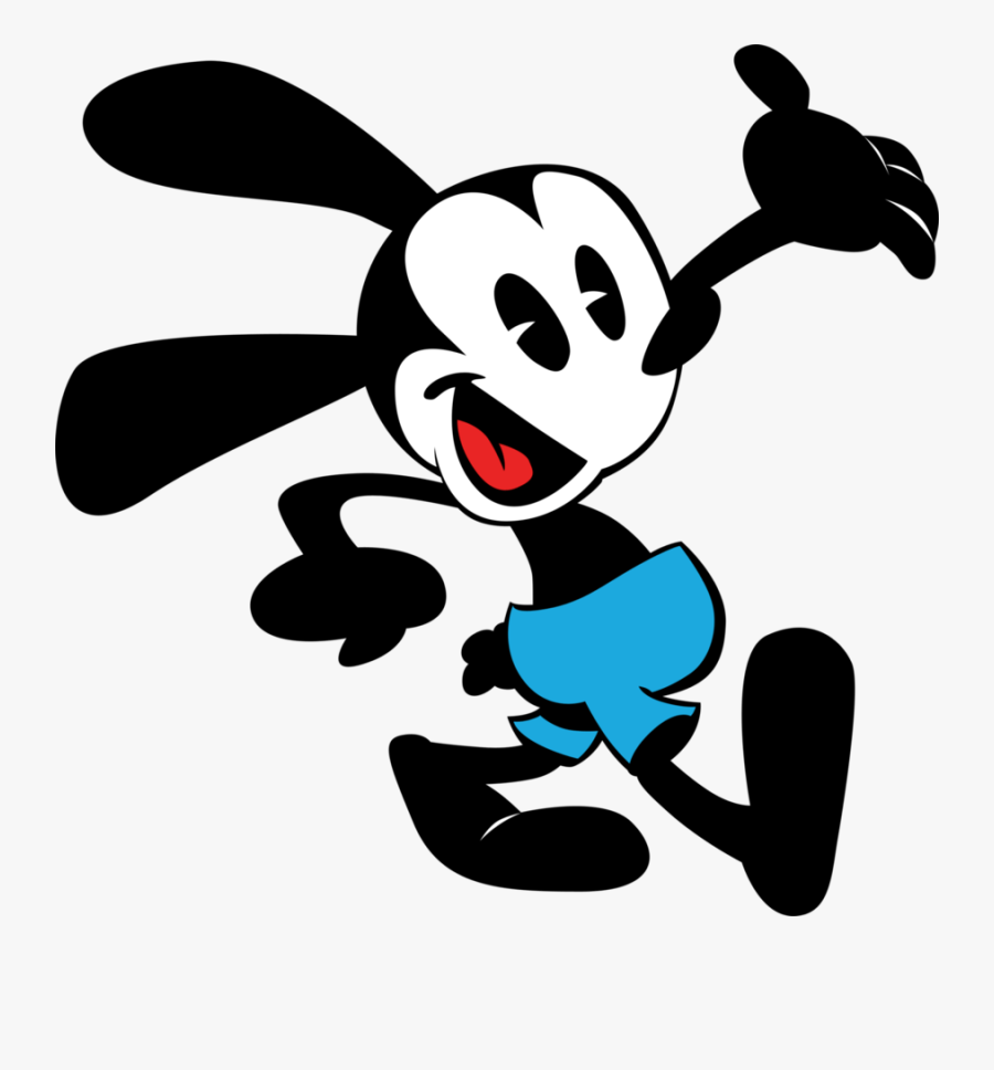 Oswald The Lucky Rabbit Walking - Oswald Disney, Transparent Clipart