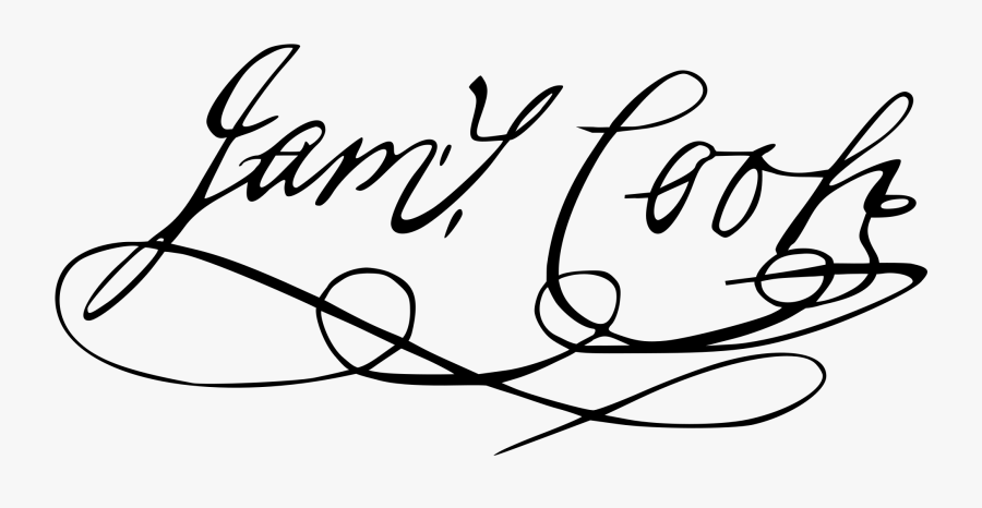 James Cook Signature - Captain James Cook Signature, Transparent Clipart