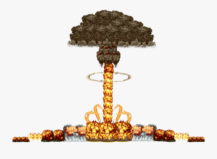 Mushroom Cloud Nuke Ver By Veronwoon - Nuke Mushroom Cloud Transparent, Transparent Clipart