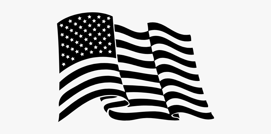 Italian Clipart American Flag - Waving American Flag Svg, Transparent Clipart