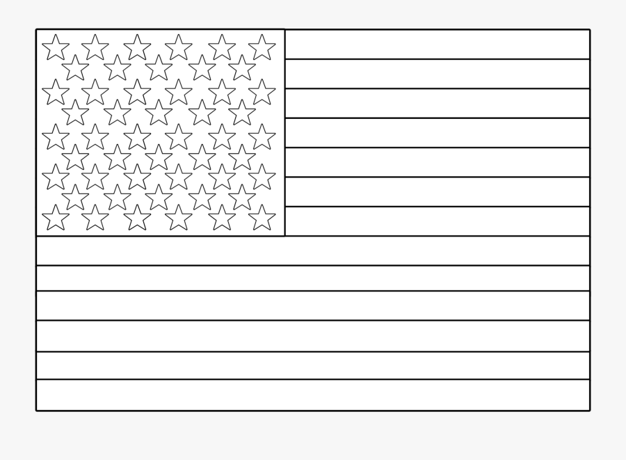 Free Printable Flag Coloring Pages, Transparent Clipart