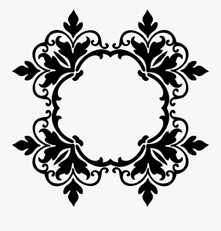 Collection Of Frame - Damask Png, Transparent Clipart
