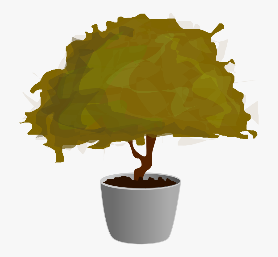 Plant Svg Clip Arts - Tree Pot Clip Art, Transparent Clipart