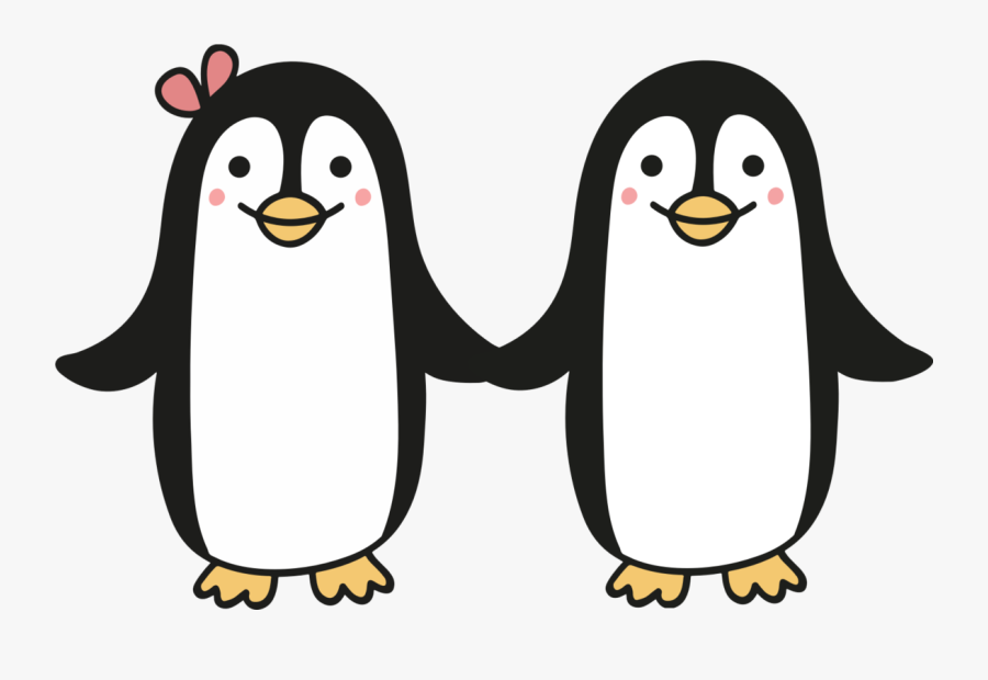 Penguins Of Madagascar Clipart Valentines - Penguin Couple Clipart, Transparent Clipart