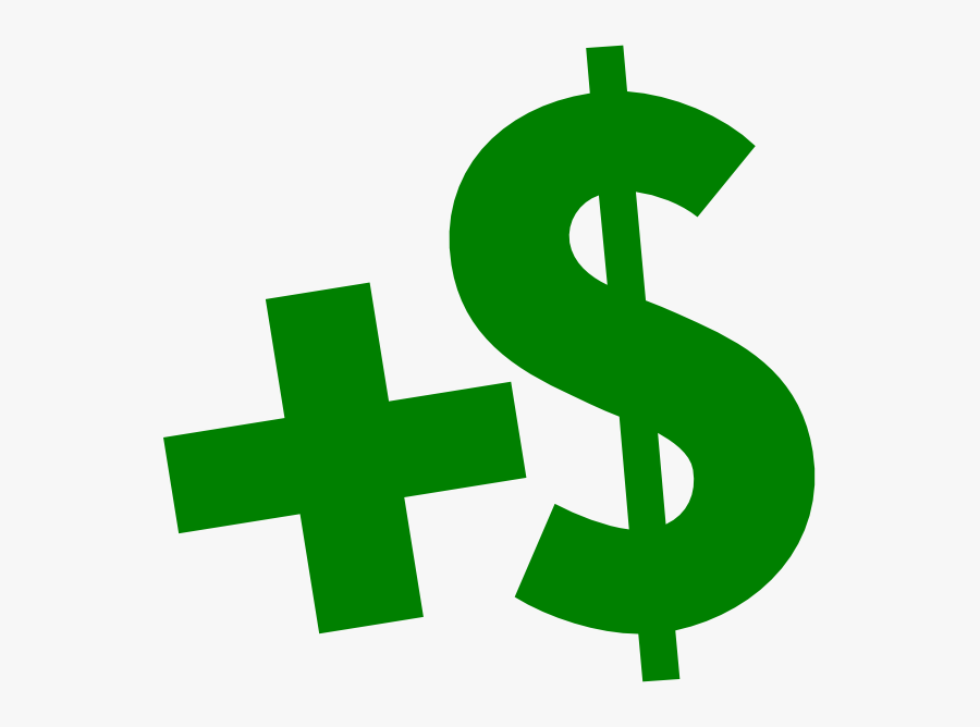 Money With Plus Sign, Transparent Clipart