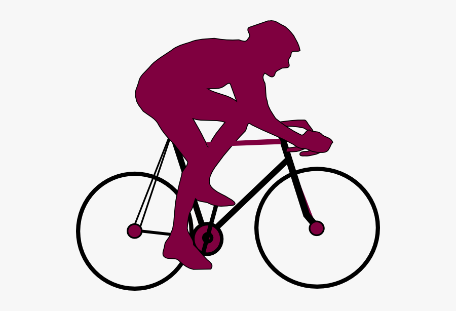 Riding Bicycle Illustration Png, Transparent Clipart