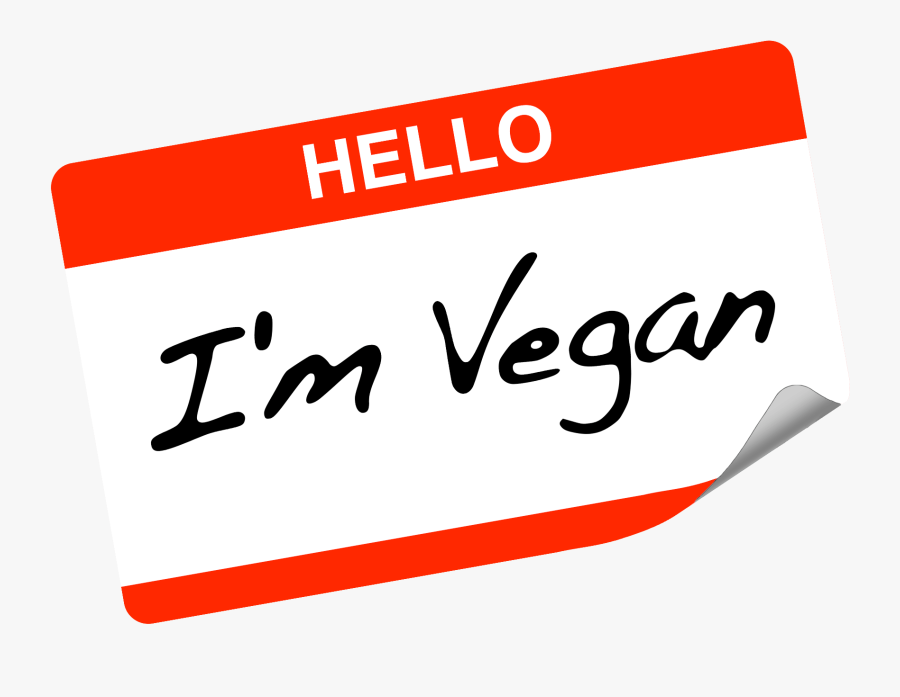 Hello I Am Vegan, Transparent Clipart