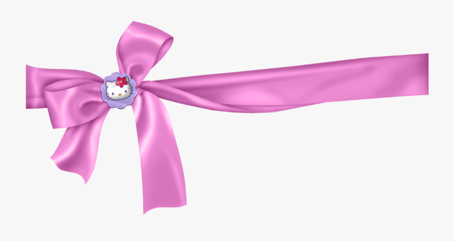 Borders, Images And Backgrounds - Transparent Background Ribbon Pink Png, Transparent Clipart