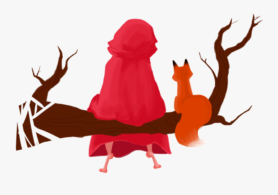 Little Red Riding Hood, Background Wallace Hale - Little Red Riding Hood Png, Transparent Clipart