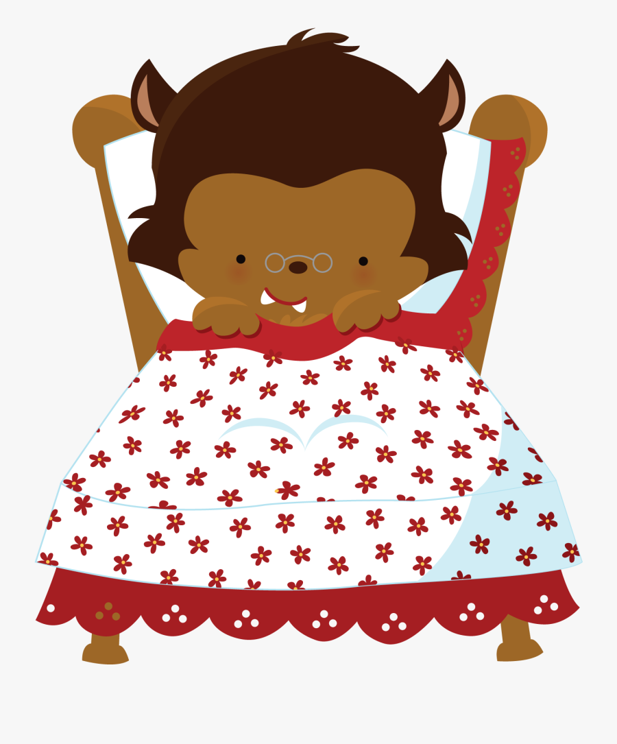Transparent Little Red Riding Hood Png - Red Riding Hood Granny, Transparent Clipart