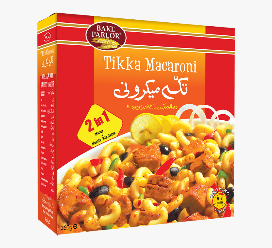 Noodles Clipart Macaroni - Bake Parlour Tikka Macaroni, Transparent Clipart