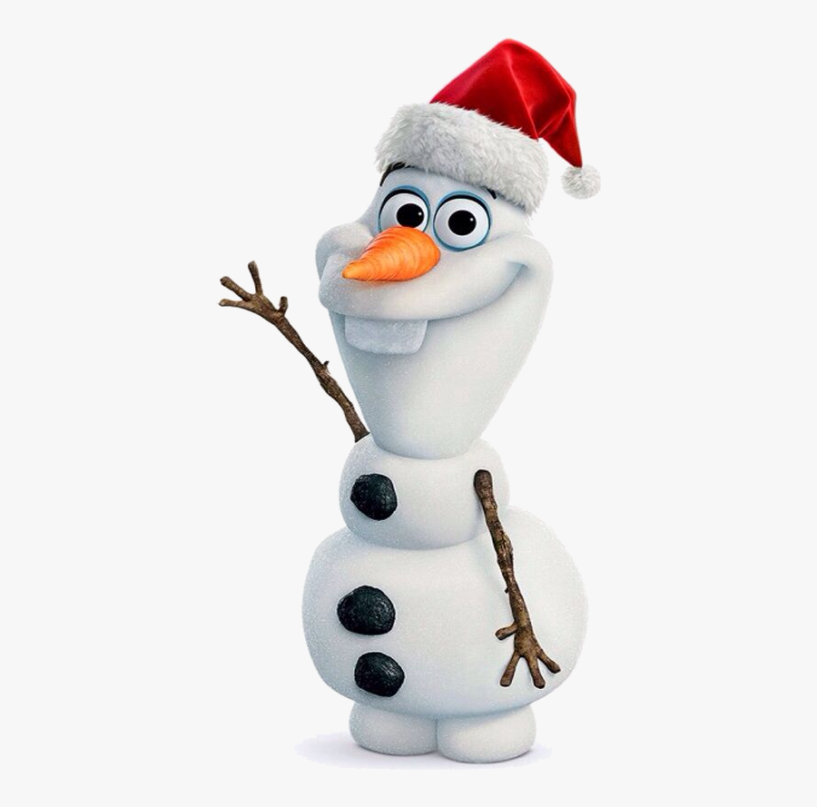 Olaf Snowman Clipart For Free And Use Images In Transparent - Olaf In Christmas Hat, Transparent Clipart
