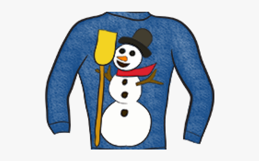 Blue Ugly Sweater Clipart, Transparent Clipart