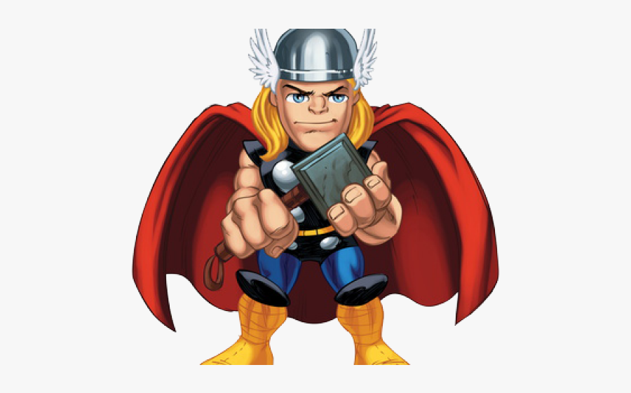Marvel Super Hero Squad Thor, Transparent Clipart