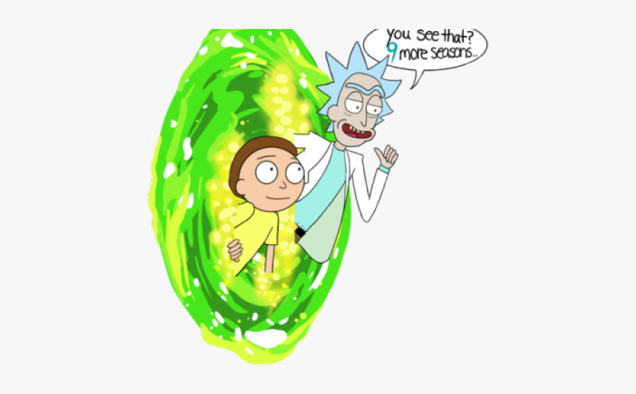Portal Clipart Rick And Morty - Rick And Morty Png Transparent, Transparent Clipart