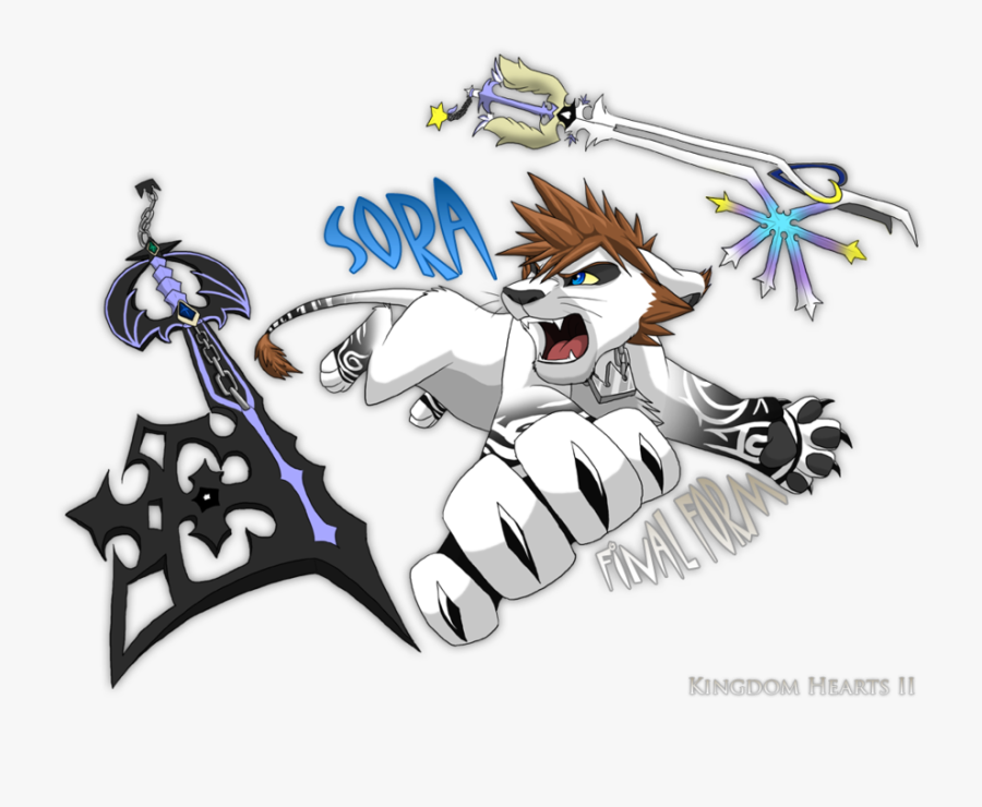 Clip Art Drawing Huge Freebie - Kingdom Hearts Sora Lion Form, Transparent Clipart